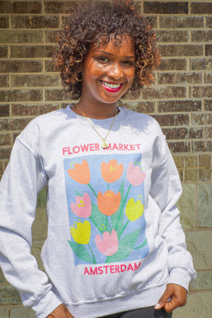 Flower Market Amsterdam Sweatshirt