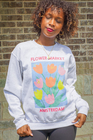 Flower Market Amsterdam Sweatshirt